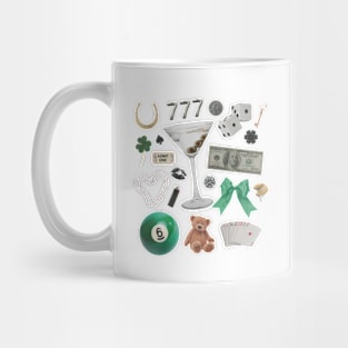 St Patricks Day Y2K Lucky Things Lucky Girl Syndrome Mug